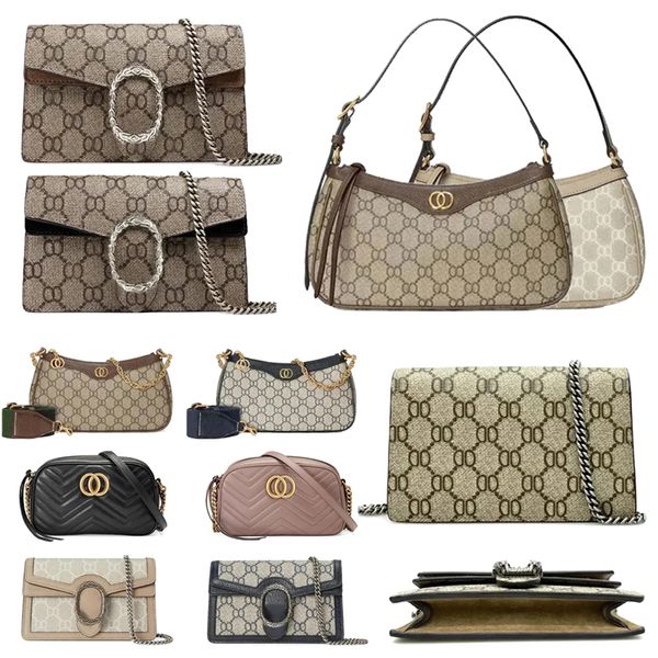 Designer bag genuine leather women Shoulder Bags Printed metal buckle lines bag shaped handle Multiple colors for summer travel bag Luxury Bag