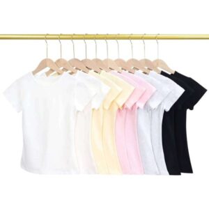 Clothing Manufacturer Simple Solid Color 200g 100% Cotton Crew Neck Short Sleeve High-Quality Women's t-shirt fashion Wholesale