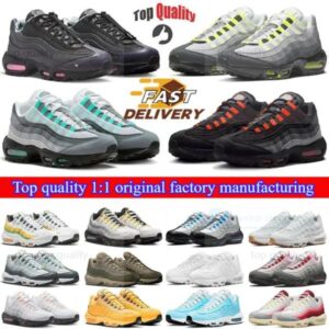 top quality-Casual Shoes Big Size 48 Designer Men Women 95 Running 95s Neon Black Orange Pink Beam Hyper Turquoise Sketch Greedy 40 Mens Trainers Sneakers 5A+