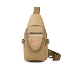 Camo Chest Bag Men's single shoulder crossbody bag Men's Nylon Oxford cloth outdoor bag Student small straddle backpack women
