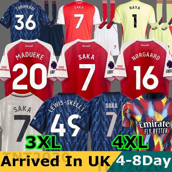 25 26 SAKA soccer jerseys Martin Zubimendi 36 MARTINELLI 2025 2026 football shirt Men Kids kit ODEGAARD Nwaneri SALIBA RICE HAVERTZ MADUEKE Skelly RAYA Women RUSS0