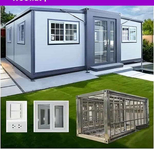 Customize Color Modular Home Prefab House China Moisture Proof Tiny Homes Prefabricated Module Houses Ready to Live in 2 Bedroom