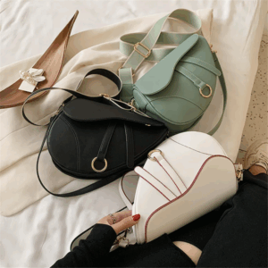 Designer Bags Saddle bag Women Bag One Shoulder Handle Trend Casual Hasp Zipper PU Material Polyester Inside Lock Ornament Bag