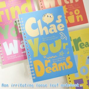 College-Ready Multicolored A5/B6 Notebooks Flexible Pages for Easy Writing