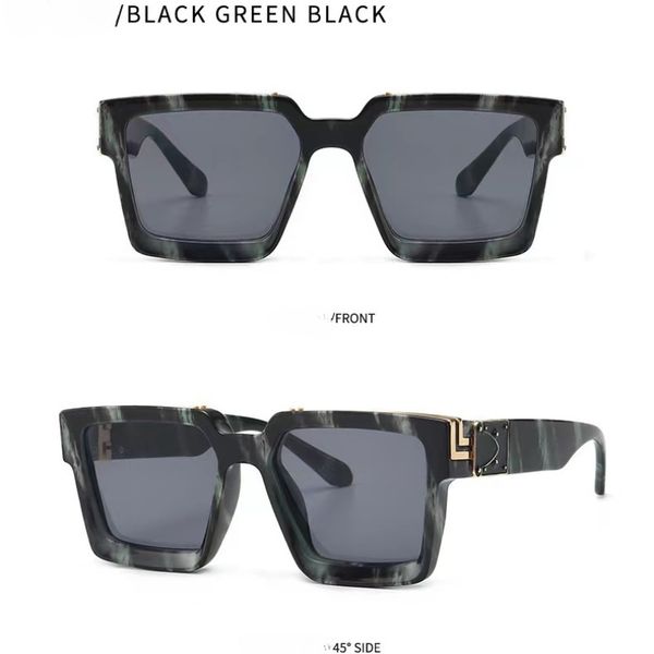 designer sunglassesColorful tortoiseshell panel gradient sunglasses large frame sunglasses polarized sunglasses for men&woman