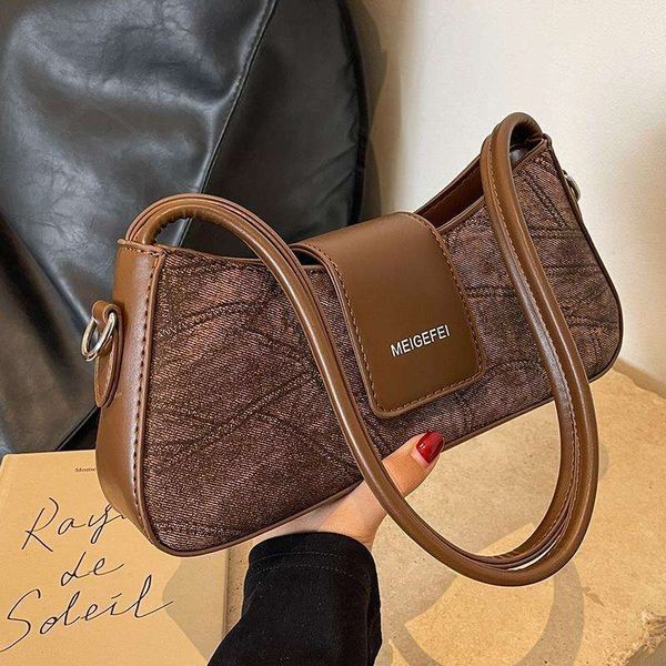 Underarm bag female Joker shoulder bag handbag crossbody baguette small bag