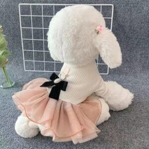 Dog Clothes Pet Cat Spring/Summer Thin traction Summer Princess Puppy skirt Teddy Pomeranian Bear Poodle