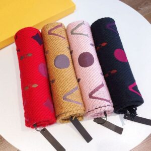 Designer Fashion Scarves Winter Cashmere Scarf Both Sides Flower Letter Shawl Long Neck for Man Women 4 Option Top Quality