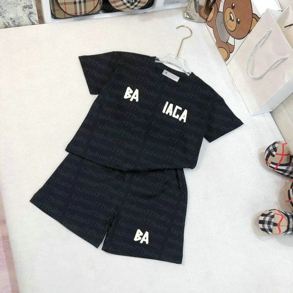 summer leisure Kids Designer Clothing Sets T-Shirt Pants Set Brand printing Children 2 Piece100% cotton baby Boys girl Fashion children's clothing