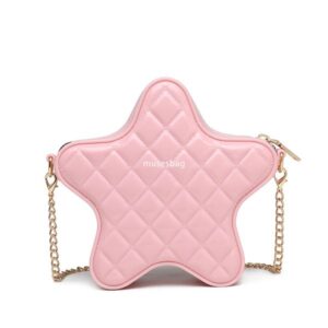 High quality women's bag Barbie jelly bag fashionable and versatile diamond grid bag dirt resistant and easy to wash summer women's diagonal cross bag