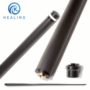 Carbon fiber Shaft Black Technology Billiard Cue Forelimb Stroke 12.4mm Foam Filling Uni-loc Joint for Pool Cue Shaft Low Deflection Ultra-Smooth Easy to Control