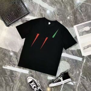 Men T-shirt Geometric Pattern Summer Casual Tee Fashion Ins Style Top Streetwear Loose High Quality Sport Hip-hop Mature Trendy T Shirts