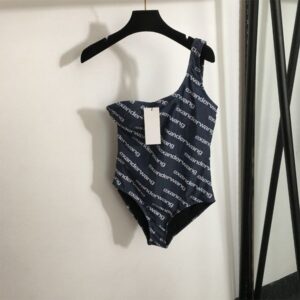 Sexy Women Bikinis one piece Swimsuits Swimwear Tight vest Long Sleeves Swimwear S~XL Beach deep blue exposed waist