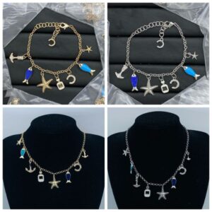 Luxury Women Brand Necklace Choker Pendant High Quality Designer Bracelet Chain Necklace Wedding Party Jewelry Gift with Box