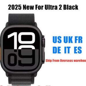 2025 Smart Series 9 10 Match Alpine Loop Strap For Ultra 2 45-49mm Men Women Watch Bluetooth Call Bracelet Wristband Wireless Charging Fiess Smartwatch