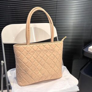 Tote Bag Large Capacity Shopping Bag Designer Women Shoulder Bags 30cm Leather Diamond Plaid Gold Hardware Metal Luxury Handbag Coin Small Pendant Underarm Sacoche