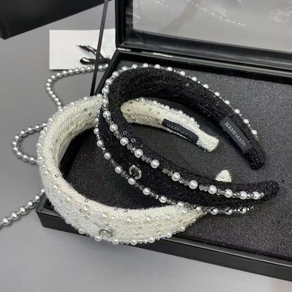 Headband Women Wide Hair Jewelry Classic Designer Brand Headband Hair Accessories