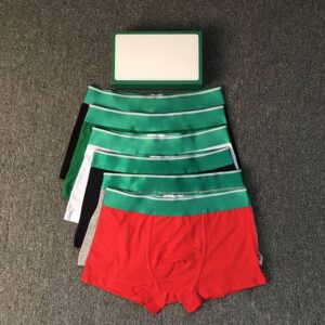 Mens boxer briefs Underwear underpants designer underwears boxers luxury France brand man conton fashion 7 colors Asian size Without box green panties knickers ss