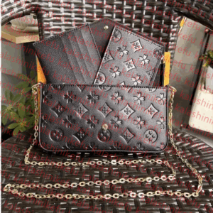 Bags 3/p Set Top Designer Wallet Shoulder Women Classic Flower Pochette Felicie Bag Leather Clutch Tote Messenger bags with box