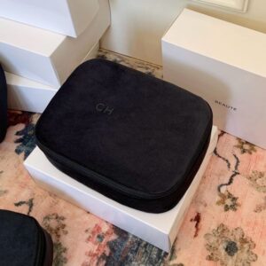 Designer Black Veet Jewelry Beauty Make Up Box Large Capacity VIP gift C Classical collection Party Gift