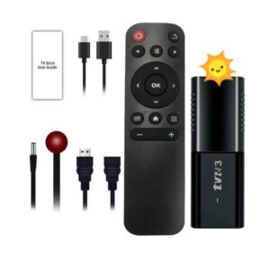 Top 2024 U8 Stick Android 10.0 HDR H313 Wifi BT5 2.4G 5G 4K HD smart TV BOX Voice Remote Set TOP Box z250220