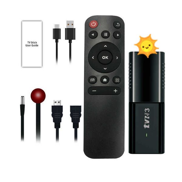 Top 2024 U8 Stick Android 10.0 HDR H313 Wifi BT5 2.4G 5G 4K HD smart TV BOX Voice Remote Set TOP Box z250220