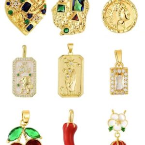 Wholesale New Stlye Multiple 2025 Stainless Steel Pearl Zircon Waterproof And Rust-Proof Necklace Pendant Personality Attachment In Stock