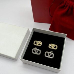 Earrings Designer Fashion Ear Stud Simple Crystal Earring for Womens Letter Full Diamond Earrings Brand Wedding Party Jewelry