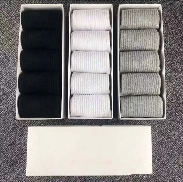 socks designer stockings grip socks motion Cotton All match Solid Color Hook Ankle Breathable black White Basketball football sports sock
