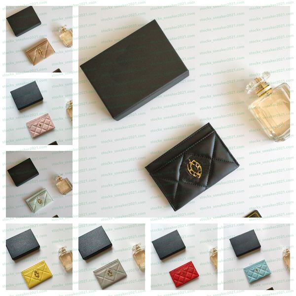 High Quality Luxury Designer Wallet With Diamond Grid Pattern Caviar Style Women's Wallet Solid Color Men's Wallet With Box