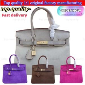 top quality- tote shoulder women purse crossbody bag genuine leather classic with lock and key portable top quality cowhide Crossbody 19cm 25cm 30CM Bag