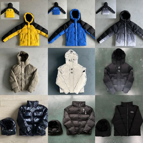 Designer Jacket Men thich Winter Downs Parkas High Street Hoodie Embroidered Letter Detachable Hood Coat Streetwear Cotton Windbreaker