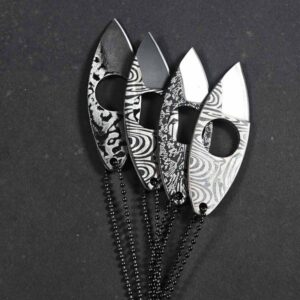 Survival Full-Tang Fixed Blade MINI Knife, Paper Cut / express package with Sheath easy for Outdoor Camping and Fishing Knives / Boy Friend / Girl Gift Christmas