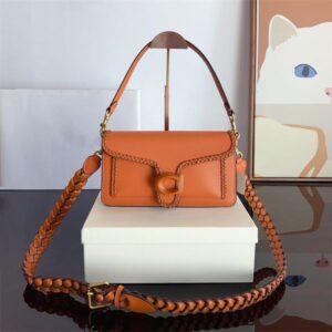 Woman Crochet Crossbody Bag Cross Body Designer Shoulder Chain Bags Mini Envelope Phone Bag Leather TOP