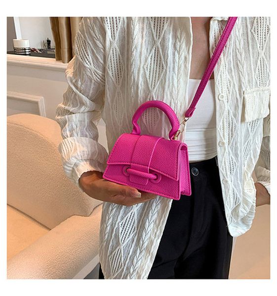 Top Quality Designer Bags Pure color Mini handbag 2025 New fashion women handbags ins single shoulder crossbody bag small square bag Designer Bags hand bag