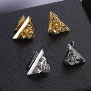 Luxury Brand Letters Designer Stud Earring for Women 18K Gold Elegant Hoop Diamond Crystal Earrings Party Jewelry Accessories