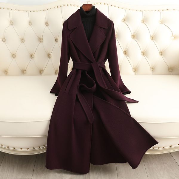 D10308 New autumn and winter Korean style high-end fashion wool coat