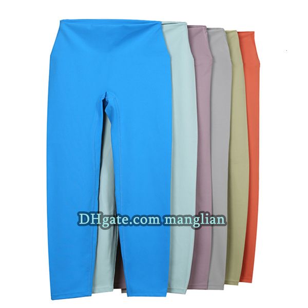 Discounted Wholesale Women Yoga Pants Leggings 9/10 Length Sculpting Fit Elastic Waistband Flatlock Seams for Fitness Pilates Plus Size Yoga Clothing Gym Leggings