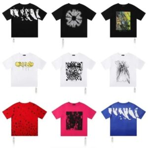 letter print Hip Hop street short Tee