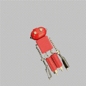 Robotic Design Decorative Key Chain Accessory – Durable Hanging Charm