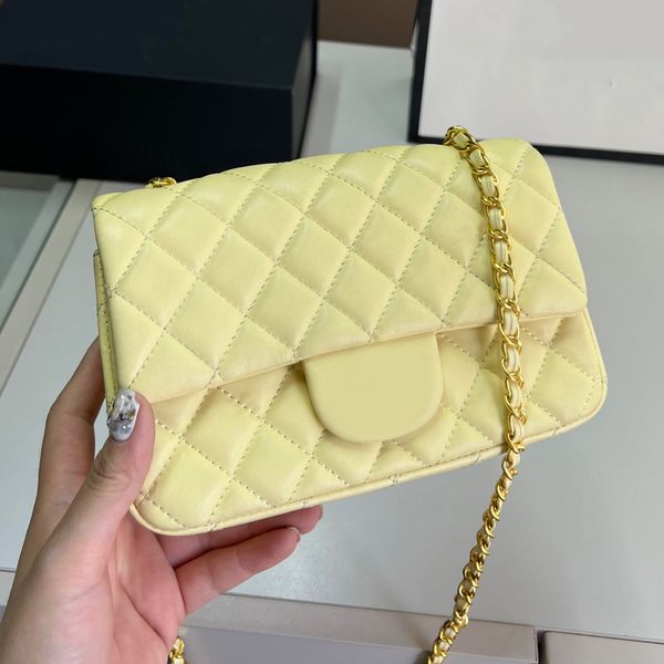 Designer Handbag Luxurys Handbags Shoulder Purse For Women Synthetic Leather Sheepskin Classic Flap With Gold Chain Shoulder Purse Crossbody Designer Bags