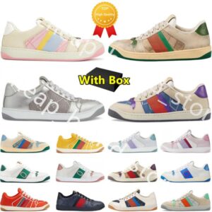 2025 with box Designer Mens Womens Casual Shoes High Quality luxury men women trainers sports sneakers sneaker Flat Jogging Walking Shoe