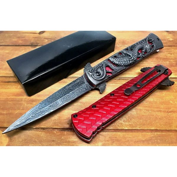 Survival Folding Pocket Knife Stainless Steel for Men and Women Collection, Outdoor Camping Survival Hiking Knives Lightweight