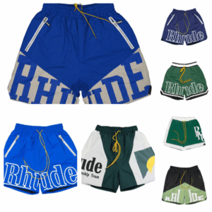 Rhude shorts mens shorts designer shorts short shorter shortwigs summer Multi Cotton letter print Womens street hip-hop high sports board fifth US size s x l xl