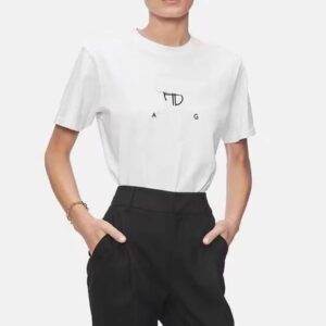 Womens designer t shirt Summer Vintage Floral Print Short Sleeve Tee Organic Cotton Fashion Top for Women