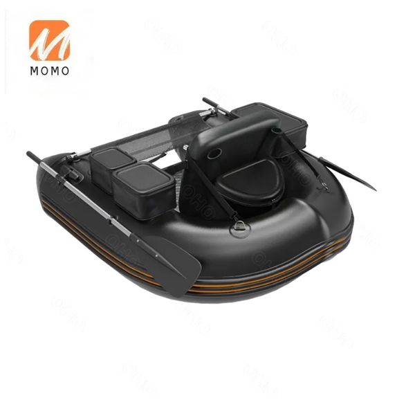 2025 Popular Inflatable Fishing Belly Boat Float Tube with Paddles and Motor Engine for Rowing Rafting Paddling