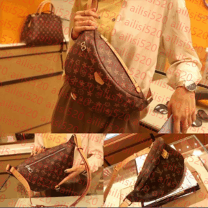 Luxurys designer Bags Bumbag Cross Body Waist Bag Temperament Bumbags Fanny Pack Bum Embossing Flower Purse Famous Soft Leather CrossBody With DustBag 2024