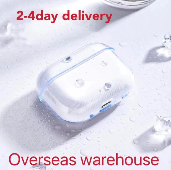 For Airpods pro 2 Earphones Accessories airpods 3 Gen Protective Cover Wireless Bluetooth Earphones White PC Hard Shell Headphone Protecter