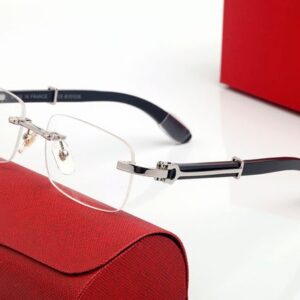 Lunettes Designer Sunglasses for Men Women Sunglass Black Blue Clear Lenses Sport Rimless Carti Buffalo Horn Glasses Fashion Eyeglass Woman Silver Wood Eyeglasses