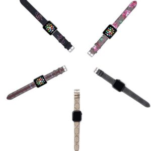 Watch Band Designer for Applewatch Series 9 bands 49 mm Strap Iwatchband S8 Ultra 2 7 S6 S7 S5 S4 S3 S2 Se 44MM 42MM 38MM 40MM Designer Iwatch Straps smartwatch